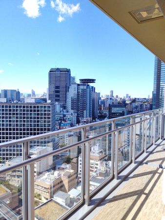 赤坂タワーレジデンストップオブザヒル バルコニーからの眺望