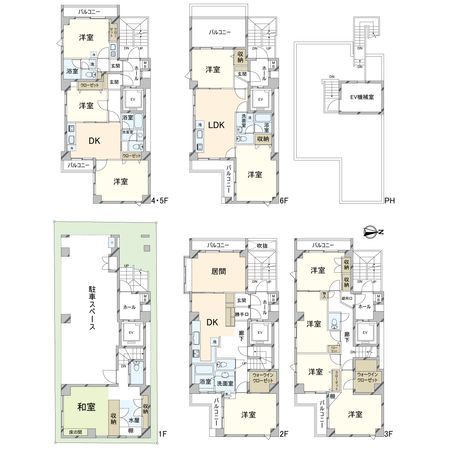 プリオール平野 間取図(平面図)