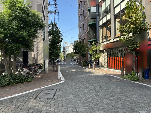 前面道路含む外観