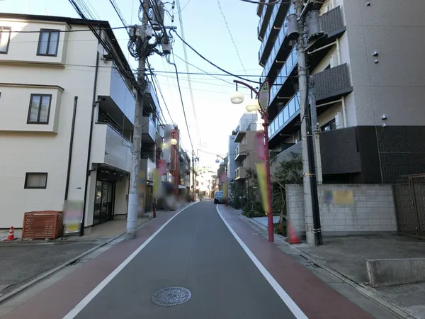 前面道路