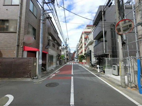 前面道路