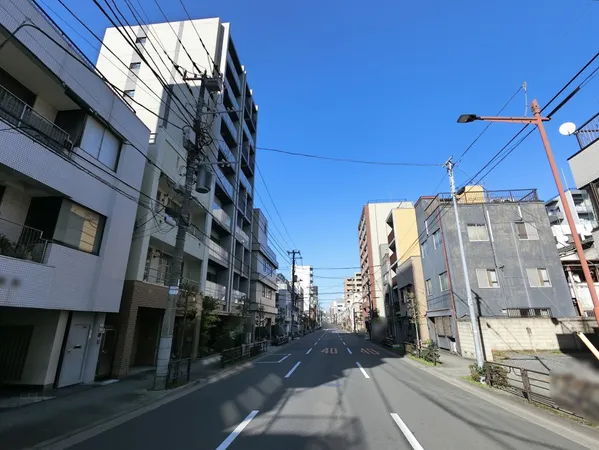 前面道路