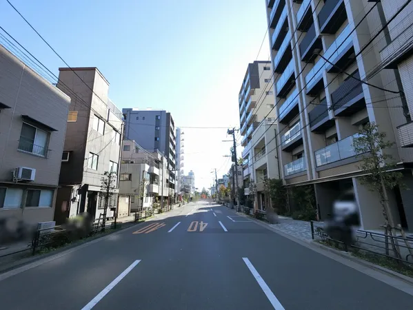 前面道路