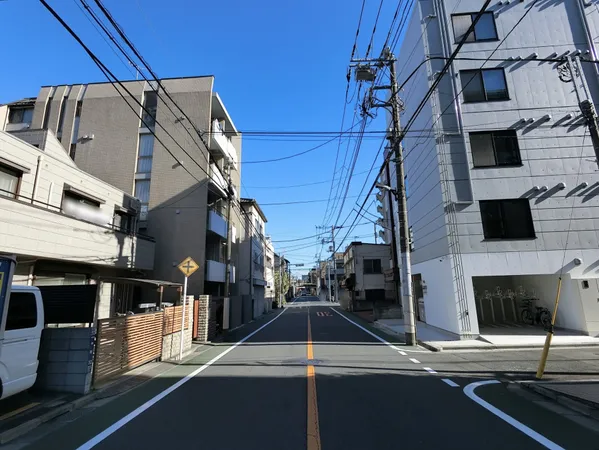 前面道路
