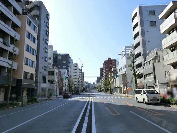 前面道路