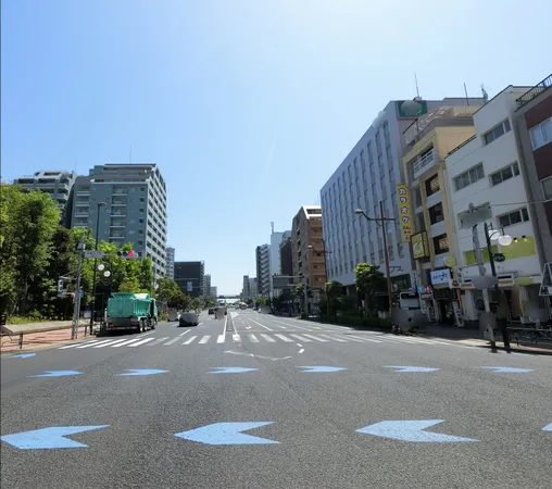 前面道路