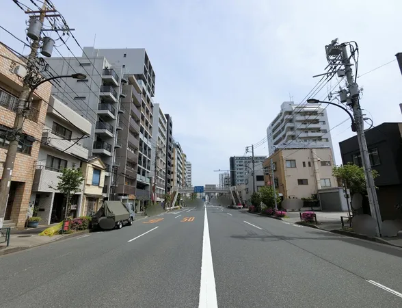 前面道路