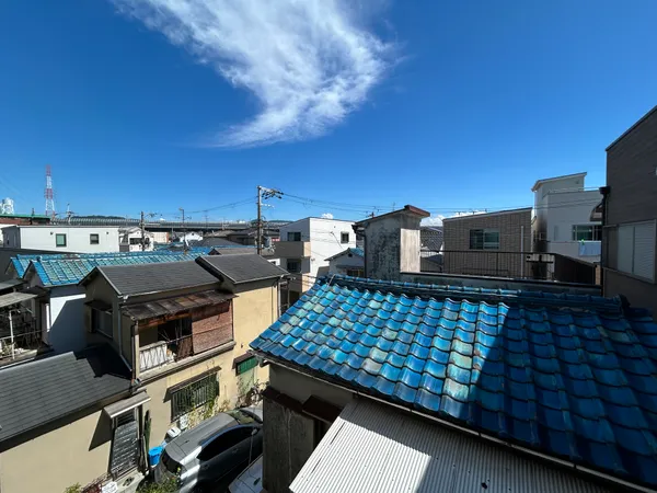 3階の約9.0帖の和室からの眺望です。