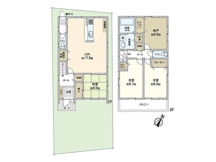 守口市大日町4丁目 間取図(平面図)
