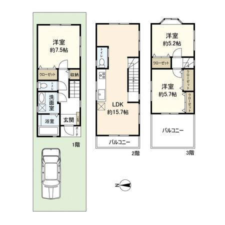 旭区大宮4丁目 中古戸建 間取図(平面図) 旭区大宮4丁目 中古戸建 間取図(平面図)