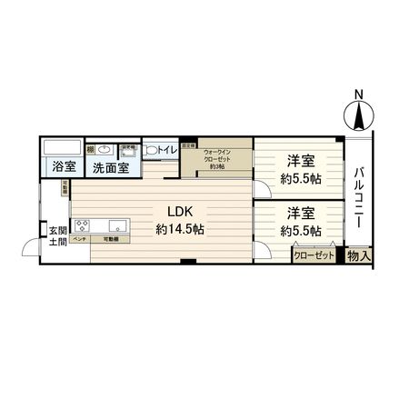 大和田ハイムB棟 間取図(平面図) 間取図(平面図)