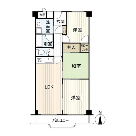 日商岩井守口太子橋マンション 間取図(平面図) 日商岩井守口太子橋マンション 間取図(平面図)