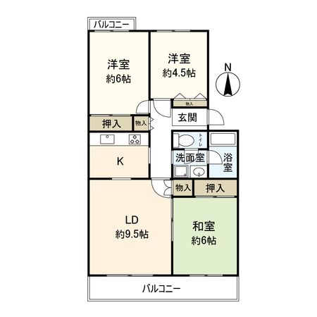 リバーサイドしろきた 40号棟 間取図(平面図) リバーサイドしろきた 40号棟 間取図(平面図)