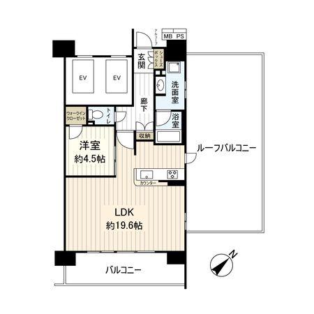 ライオンズ守口ブランズシティ 間取図(平面図)