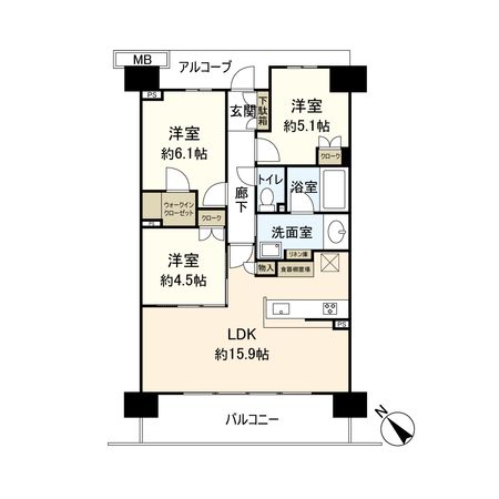 間取図(平面図)