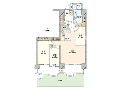 間取図(平面図) 間取図(平面図)