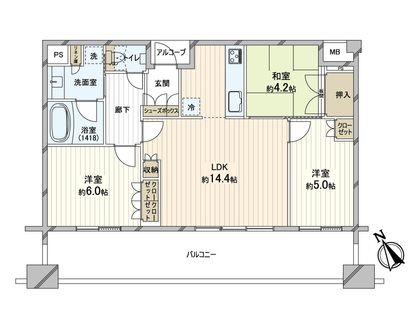 間取図(平面図)