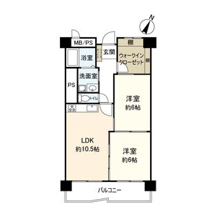 都島ロイヤルハイツ 間取図(平面図)