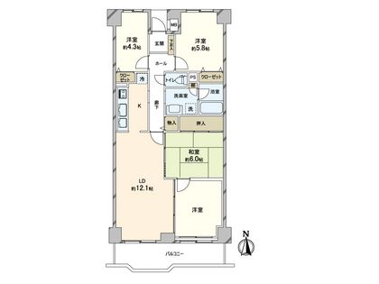 間取図(平面図)