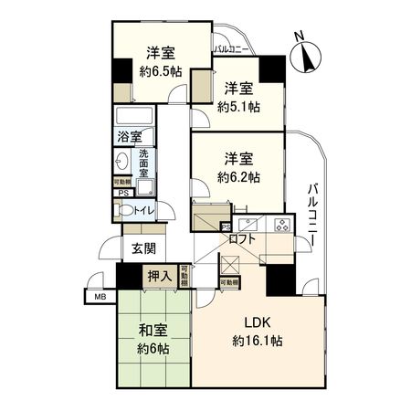ベルシャトゥ都島友渕町Ⅱ番館 間取図(平面図) ベルシャトゥ都島友渕町Ⅱ番館 間取図(平面図)
