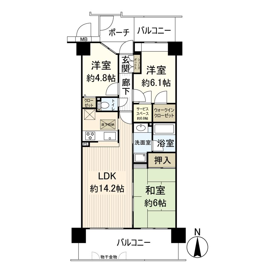 間取図(平面図)