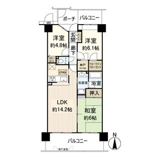 ディオ・フェルティ門真本町 間取図(平面図)