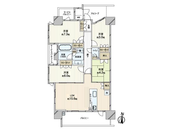 サンフォーリーフタウン桜ノ宮サンメゾンコート 間取図(平面図) サンフォーリーフタウン桜ノ宮サンメゾンコート 間取図(平面図)