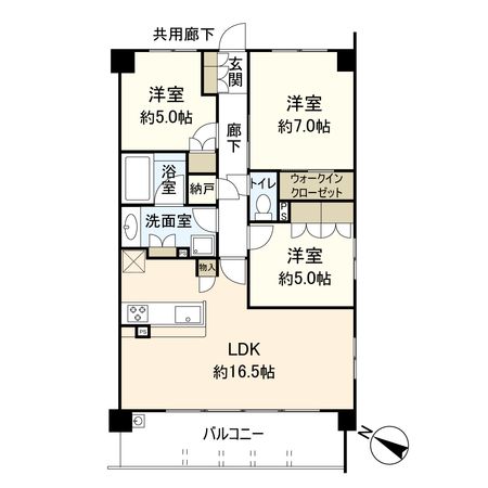 ヴェリテ大日ミライズ 間取図(平面図)
