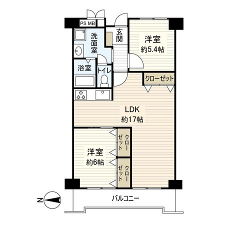 守口ニューハイツ 間取図(平面図)