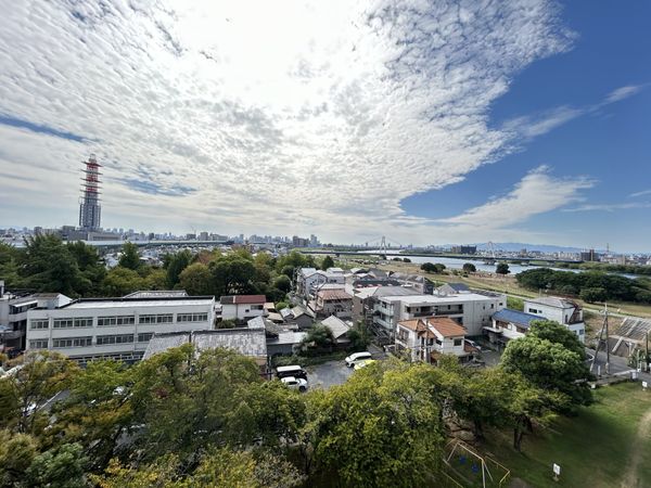 淀川パークハウス五号棟 眺望