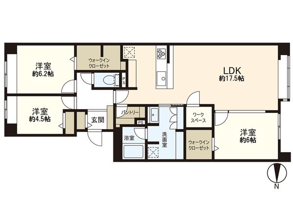 ベル・パークシティⅠ棟 間取図(平面図)