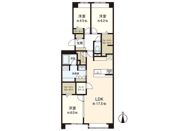ベル・パークシティⅠ棟 間取図(平面図) ベル・パークシティⅠ棟 間取図(平面図)