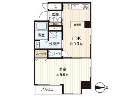 ネオハイツ内本町 間取図(平面図)