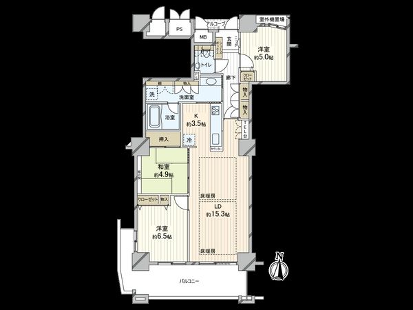 ローレルスクエア都島プライムタワー 間取図(平面図)