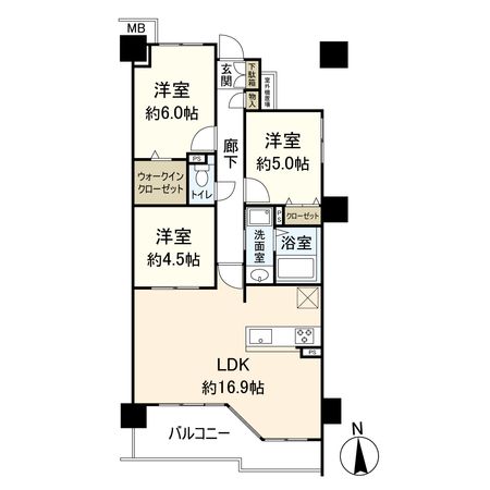 ネオステージ門真 間取図(平面図) ネオステージ門真 間取図(平面図)