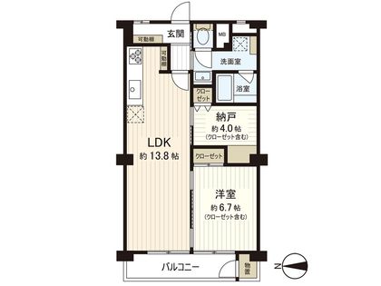 新森小路コーポ 間取図(平面図)