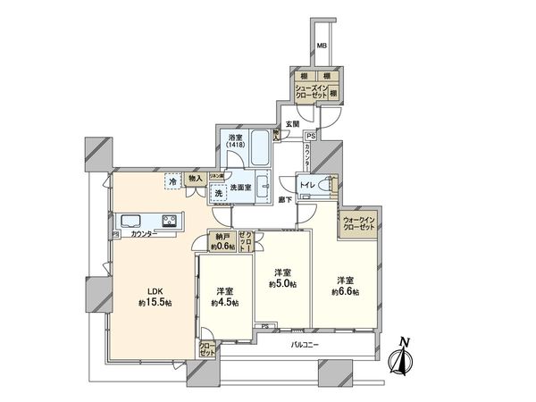 シティタワー梅田東 間取図(平面図) 間取図(平面図)