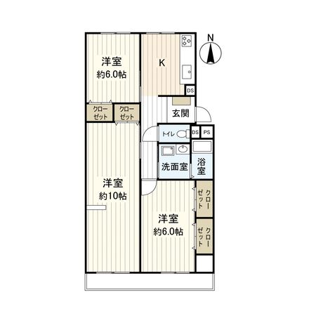 大宮第4コーポA棟 間取図(平面図)