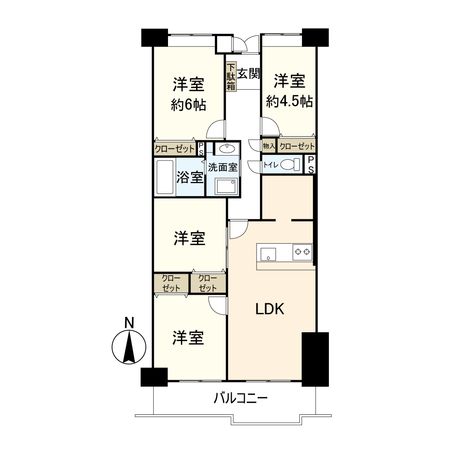 ベル・パークシティC棟 間取図(平面図) 間取図(平面図)