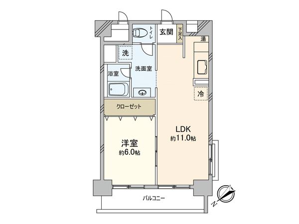 ドミール堂島 間取図(平面図) ドミール堂島 間取図(平面図)