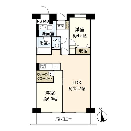 ネオコーポ高殿 間取図(平面図) ネオコーポ高殿 間取図(平面図)