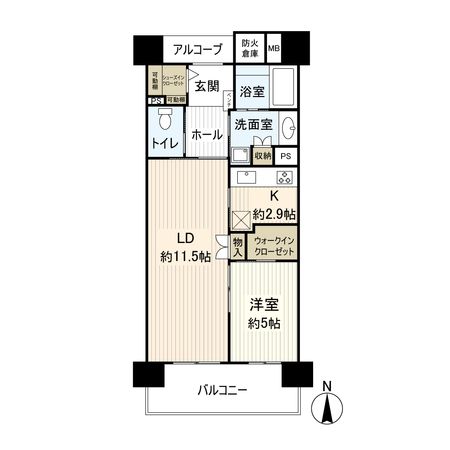 サンミット大日 間取図(平面図) サンミット大日 間取図(平面図)