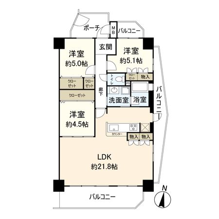 間取図(平面図)