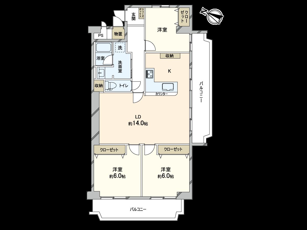 間取図(平面図)