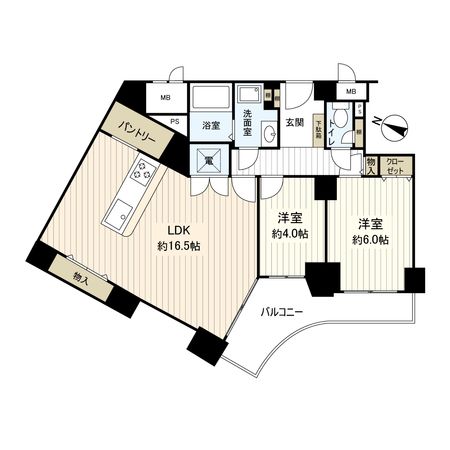 ベル・パークシティ G棟 間取図(平面図) ベル・パークシティ G棟 間取図(平面図)