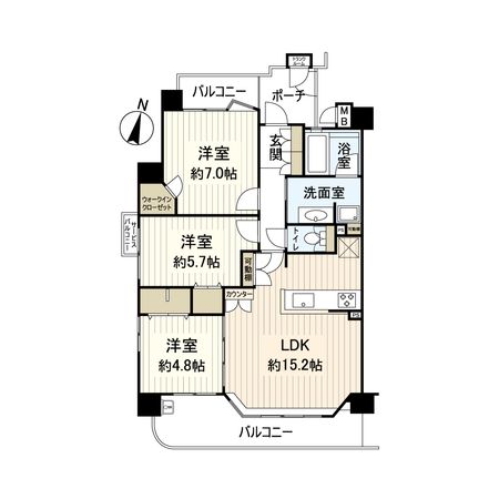 メロディーハイム守口プログレージュ 間取図(平面図)