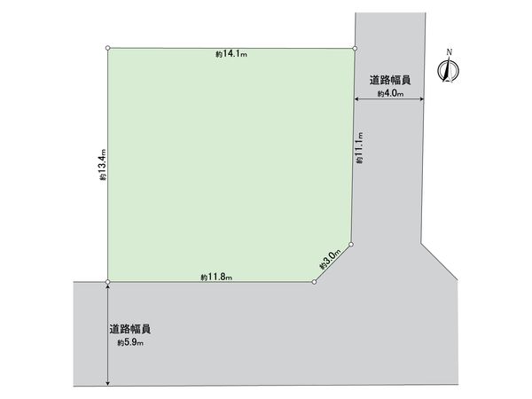 小牧市小松寺2丁目 区画図