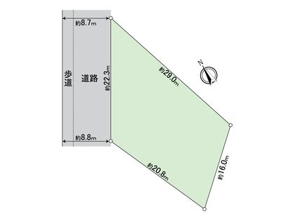 春日井市金ケ口町 区画図