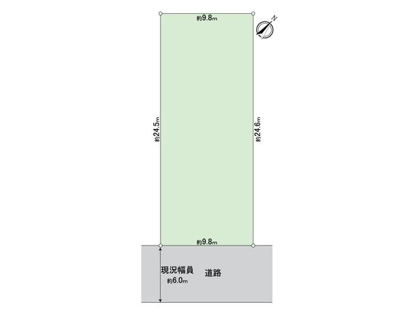 春日井市勝川新町3丁目 区画図