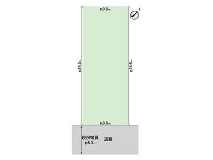 春日井市勝川新町3丁目 区画図
